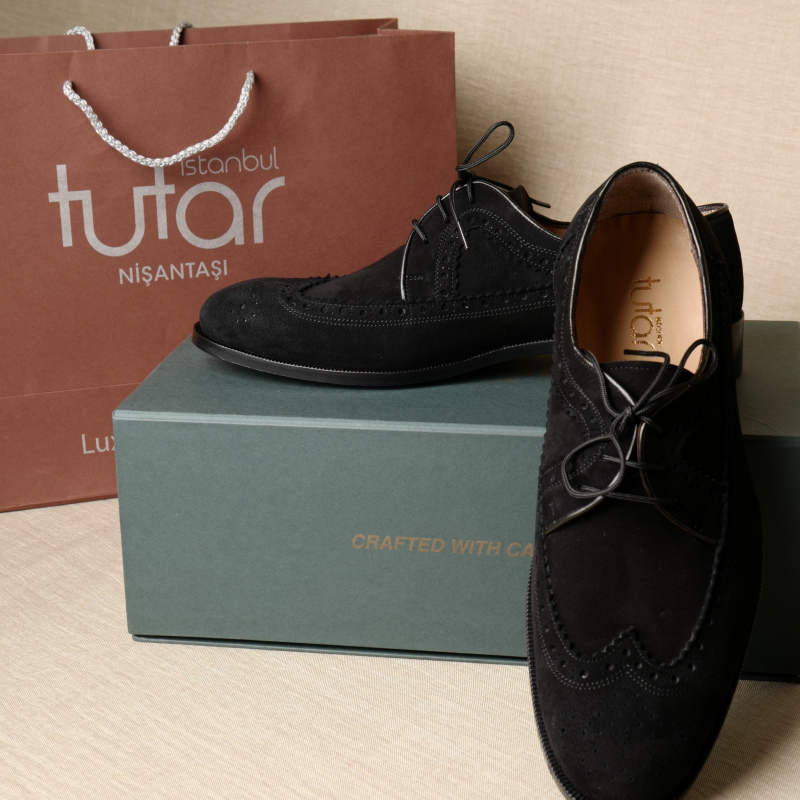 SİYAH SÜET OXFORD A23-305