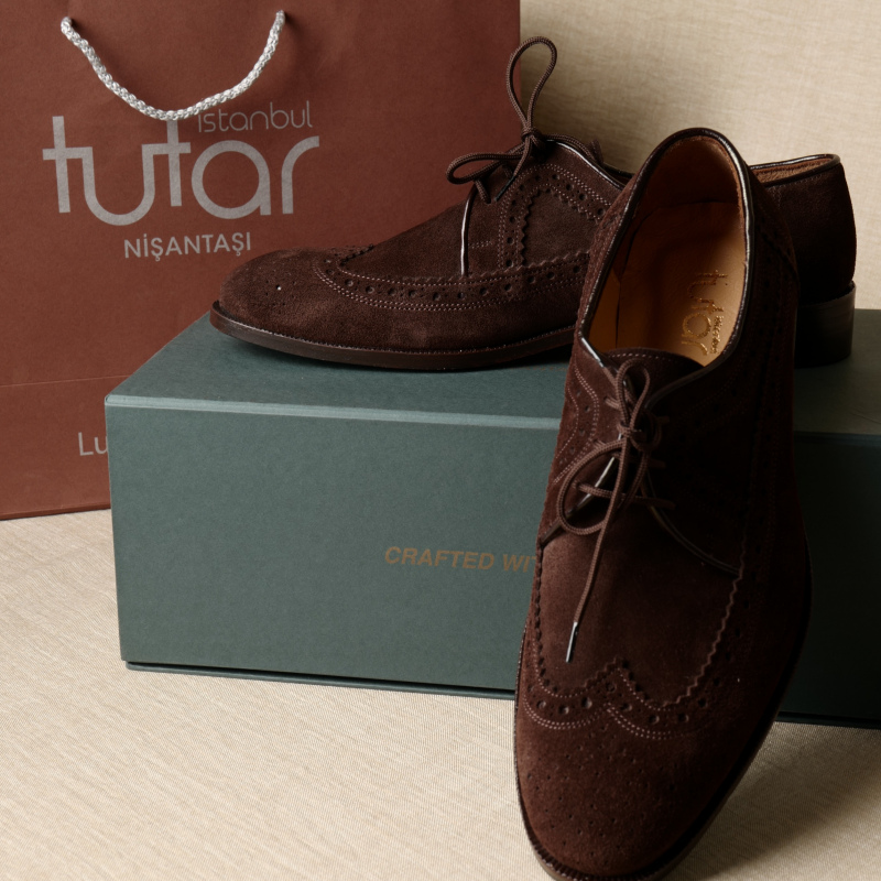 KAHVERENGİ SÜET OXFORD A22-305